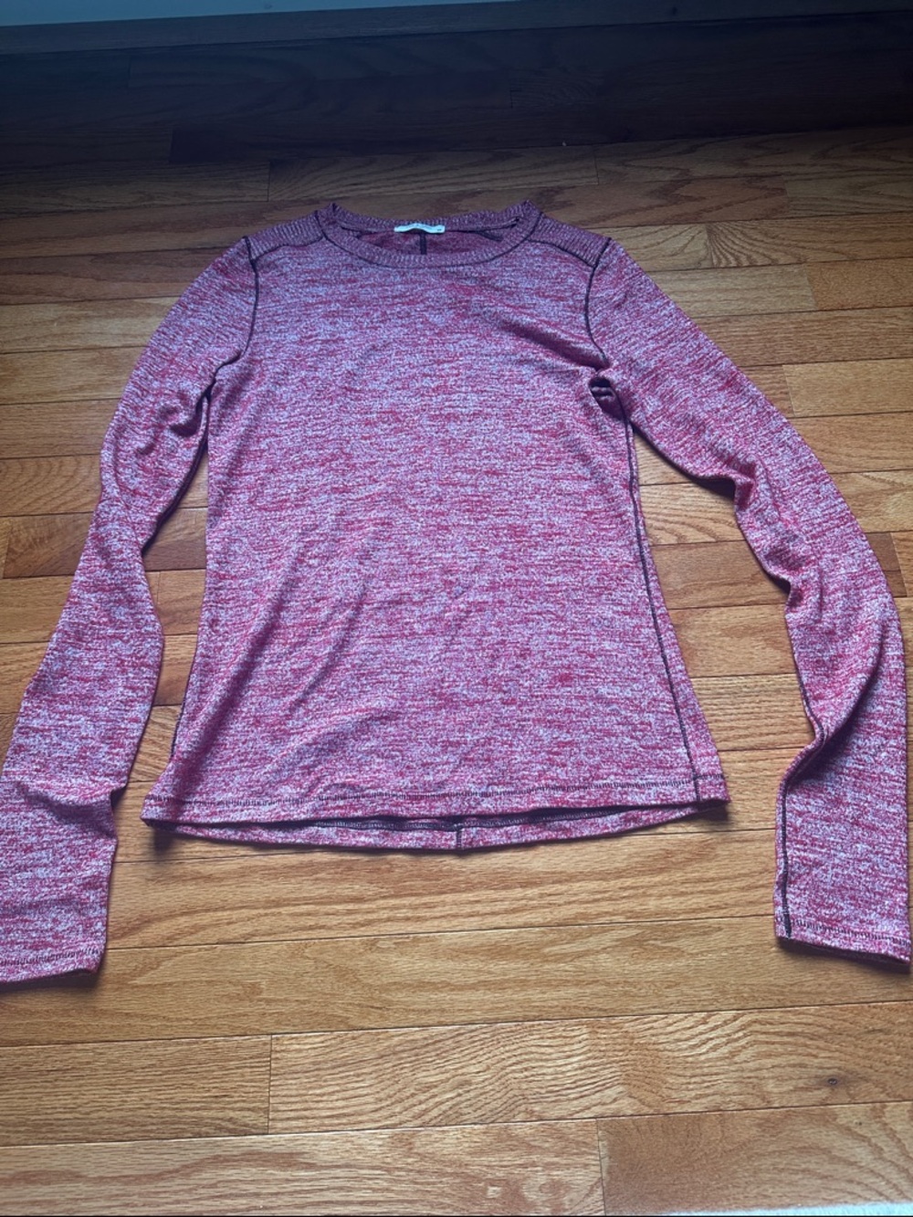 NWOT rag & bone Heathered Red Crewneck Top